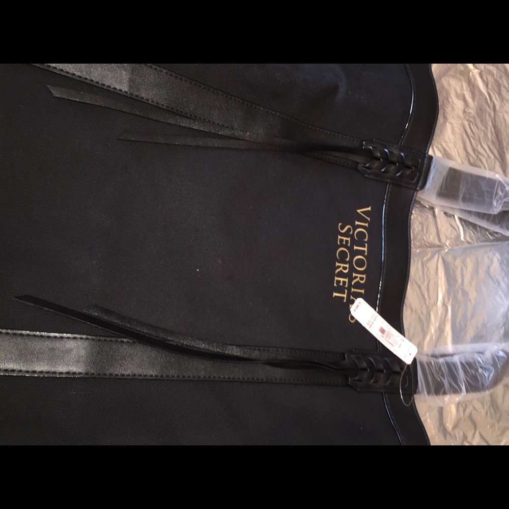 Victoria’s Secret large black tote bag NWT - Picture 3 of 4